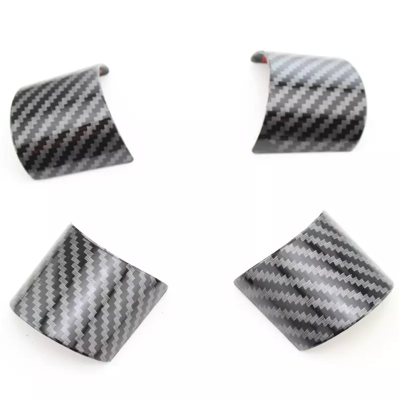 ABS Chrome carbon fiber Car Styling Accessories Steering Wheel Panel Cover Trim for Ford Mondeo 2004 2005 2006