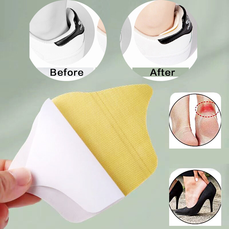6pcs Insoles Patch Heel Pads for Sport Shoes Pain Relief Antiwear Feet Pad Adjustable Size Back Sticker Cushion Inserts Insole