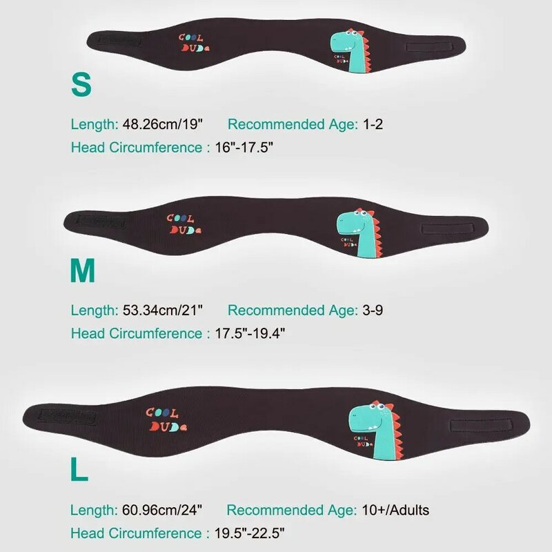 Mokos Schwimmen Stirnband für Kinder Erwachsene Kinder Neopren Nette Schwimmer Wasserdichte Ohr Haar Band für männer frauen