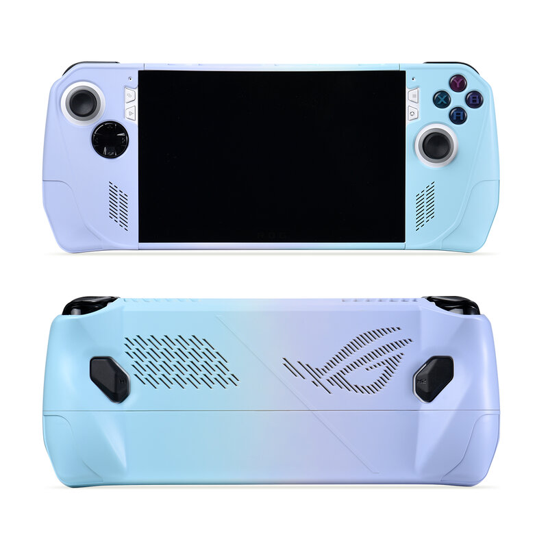 Asus-rog Gamingコンソール保護ケース,表面付きハンドヘルドデバイス,スプレーペイント,対照的な色