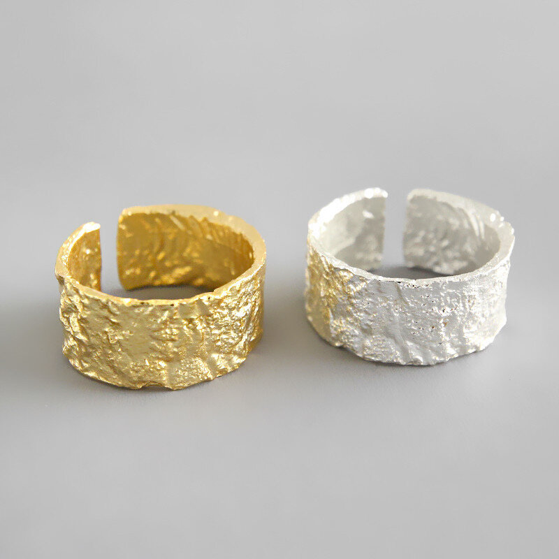 Женское Винтажное кольцо из серебра 925 пробы, с регулируемым размером