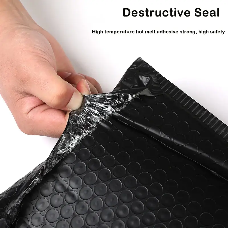 50PCS Black Bubble Mailers Poly Bubble Mailer Self Seal Padded Envelopes Gift Bags Packaging Envelope Shipping Bag Big Size