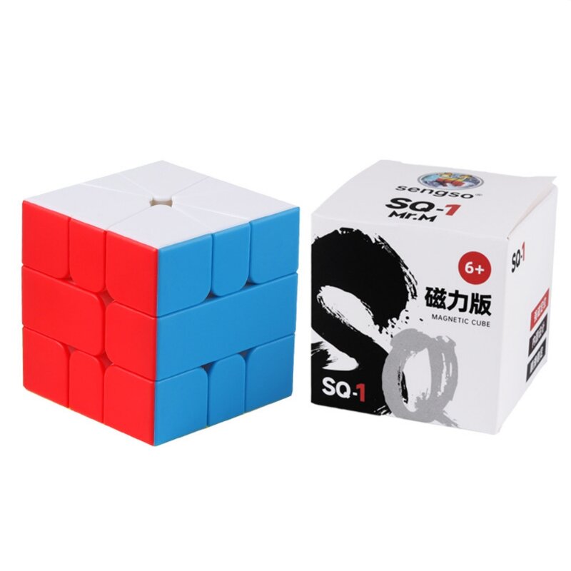 Shengshou SQ-1 마그네틱 매직 큐브 SQ1 Cubo Magico 퍼즐 스퀘어-1 Magico 큐브, 어린이 스퀘어 교육 장난감