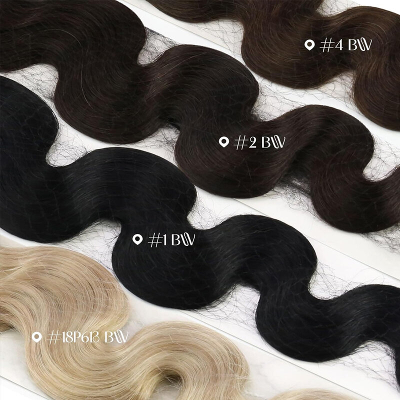 Extensões de cabelo corporal para mulheres, 100% cabelo humano, cabelo de queratina pré-ligado, 12-26 em, 40g, 50g por pacote