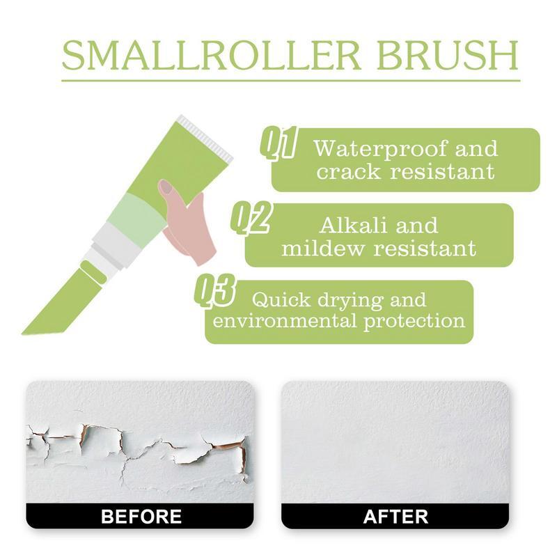 Small Rolling Brush Wall Latex Paint Wall Mending Agent Wall Repair Cream With Scraper Paint Valid Mouldproof Quick Drying Patch