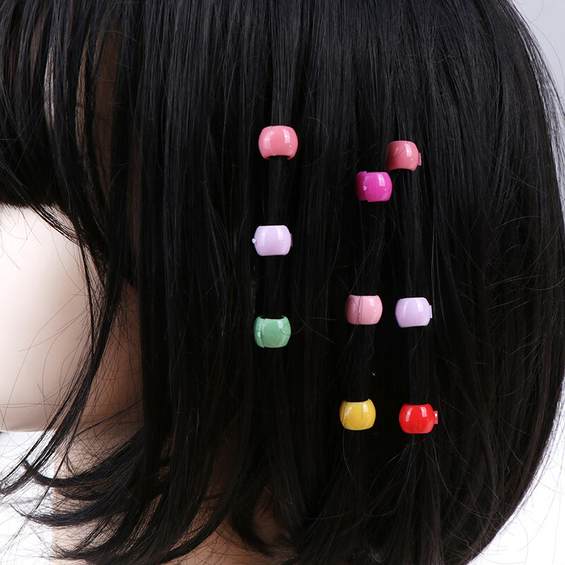 100 шт., пластиковые заколки для волос карамельных цветов