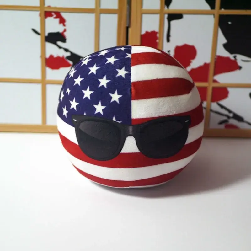 10cm Nette Countryball Polandball Plüsch Puppen Anime Kurzen Spielzeug Mini Kissen Tasche Schlüssel Ring Anhänger Cosplay Geschenke