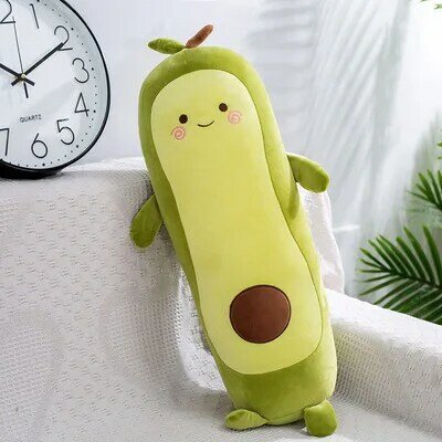 Comfortable Avocado Soft Pillow Plush Toy Kawaii Cartoon Fruits Appease Girls Baby Doll Toys