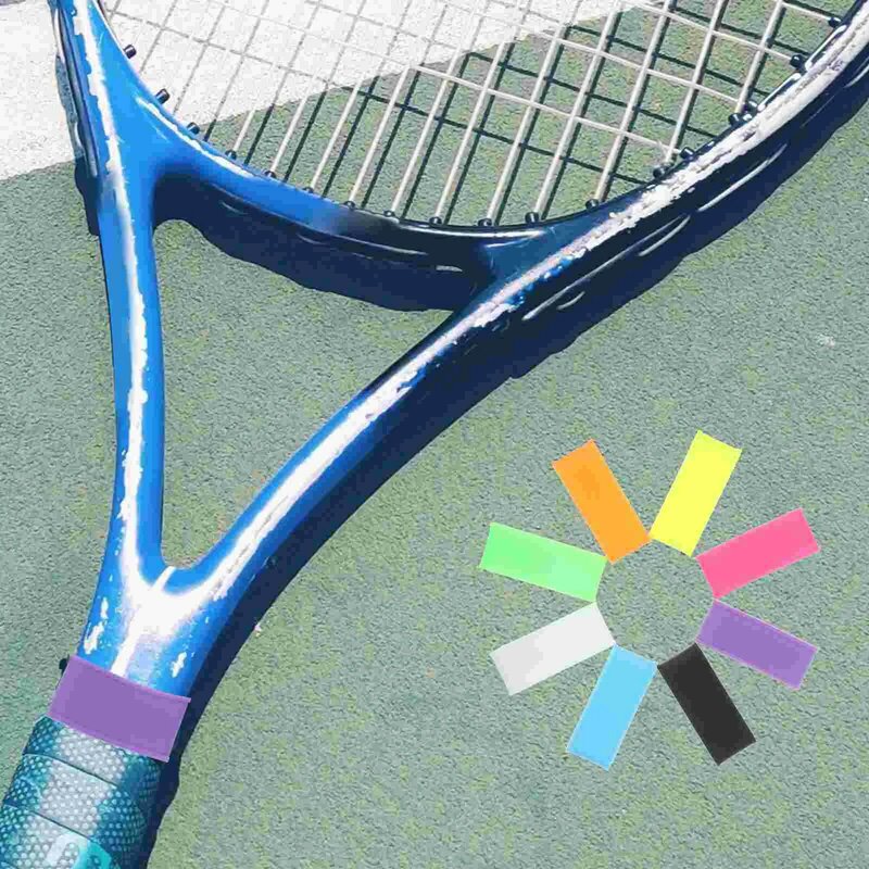 Akcesoria do uchwytów do rakiet tenisowych uniwersalne silikonowe elastyczne (losowy kolor 16 szt.) uchwyty do badmintona