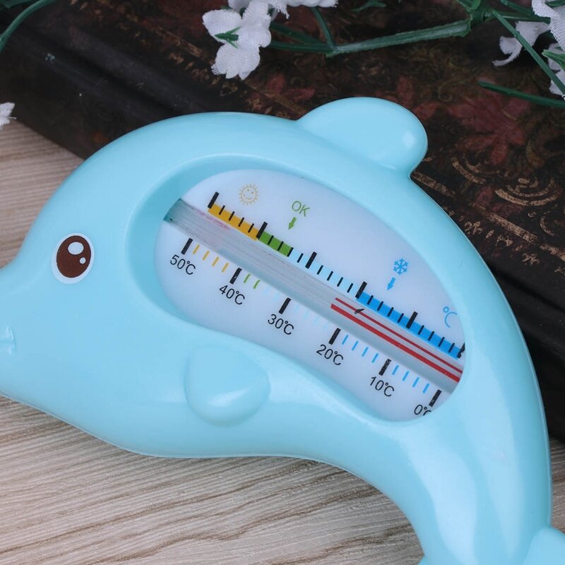 Babybadthermometer voor pasgeboren kleine dolfijn Watertemperatuurmeter Bad Babybadje Speelgoed Thermometer Bad