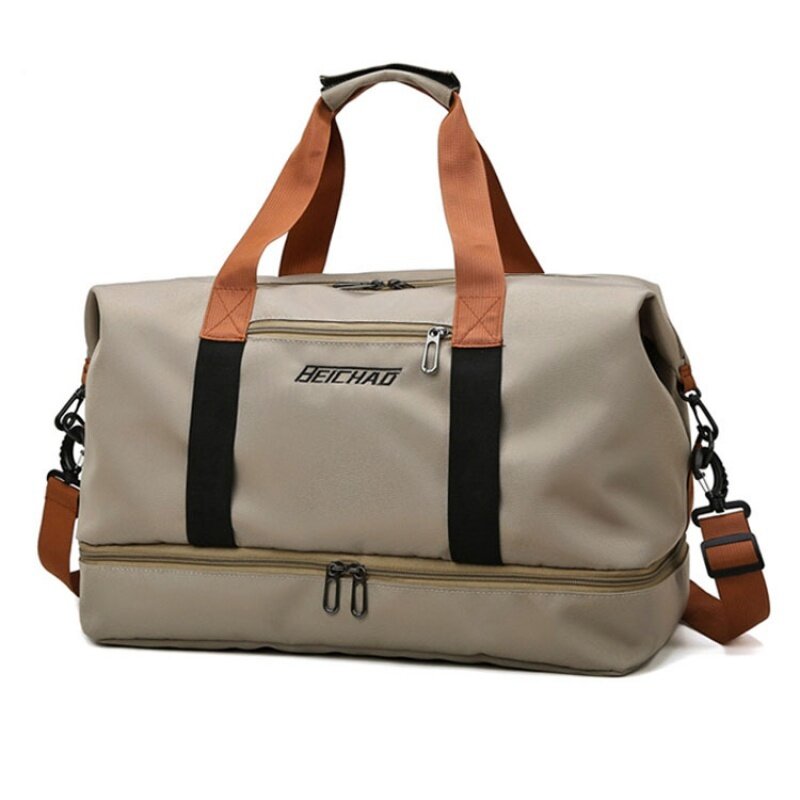 Вместительная складная дорожная сумка для мужчин и женщин, модный чемодан, спортивная сумка для фитнеса, водонепроницаемая женская сумка на плечо