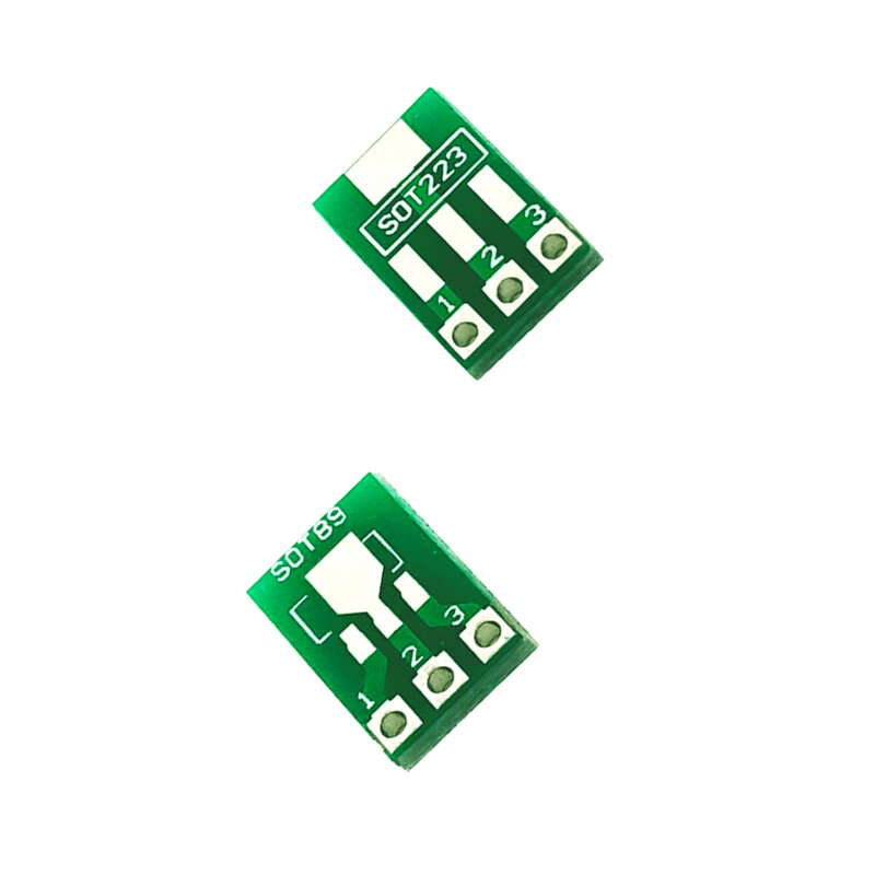 50Pcs SOT223 SOT89 SOT-89 SOT22-3 Turn SIP3 Double-Side SMD Turn To DIP Adapter Converter Plate SOT SIP IC Socket PCB Board Diy