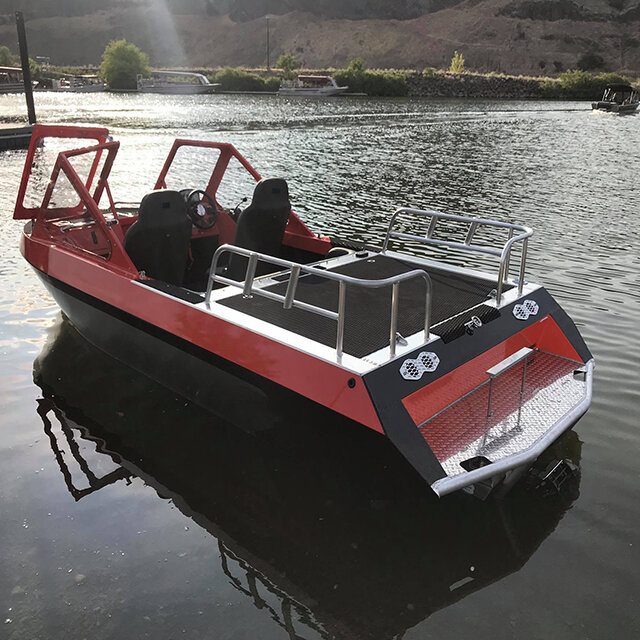 Ecocampo-Jet Boat com Plataforma de Natação, Casco De Alumínio, Pesca e Caça, Esporte, Venda Quente, 16ft
