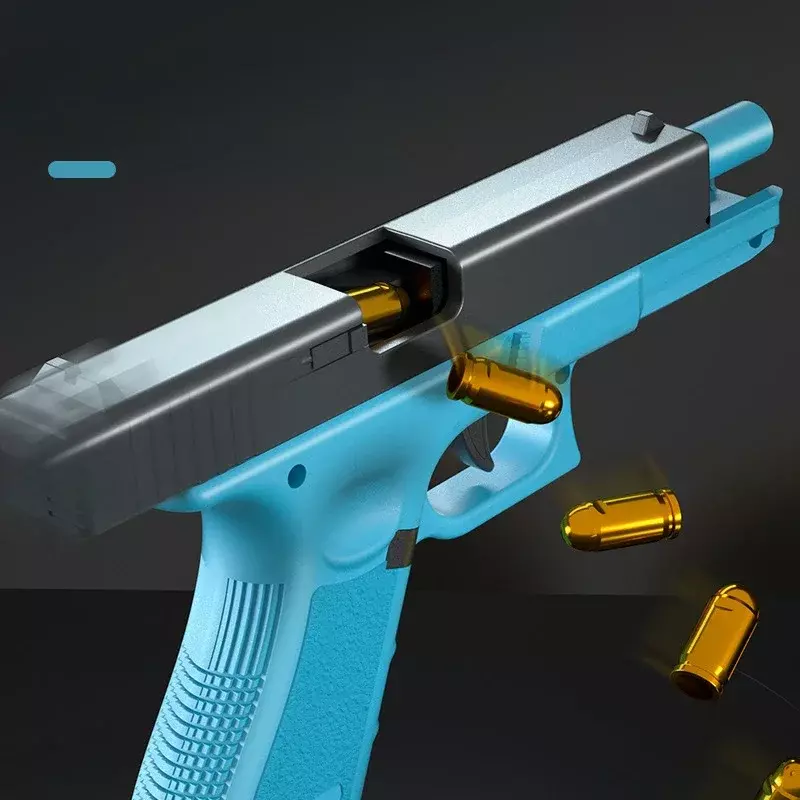 Pistola de brinquedo automática para crianças, Airsoft Laser versão pistola, armas de tiro CS para crianças, presente de aniversário para meninos, G17