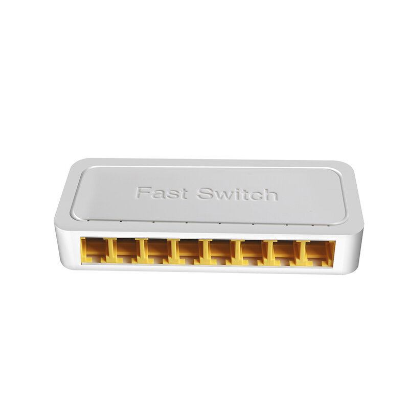 2021 Newest 8 Port 10/100 Mbps Network Switch Ethernet Switch Soho Network