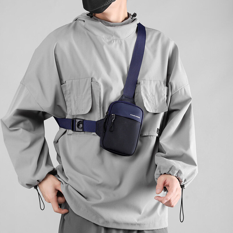New Casual Men's Waterproof Nylon Air Ultra-Light Simples Ombro Esportes Ao Ar Livre Mini Saco Do Telefone Móvel Pequeno Messenger Bag