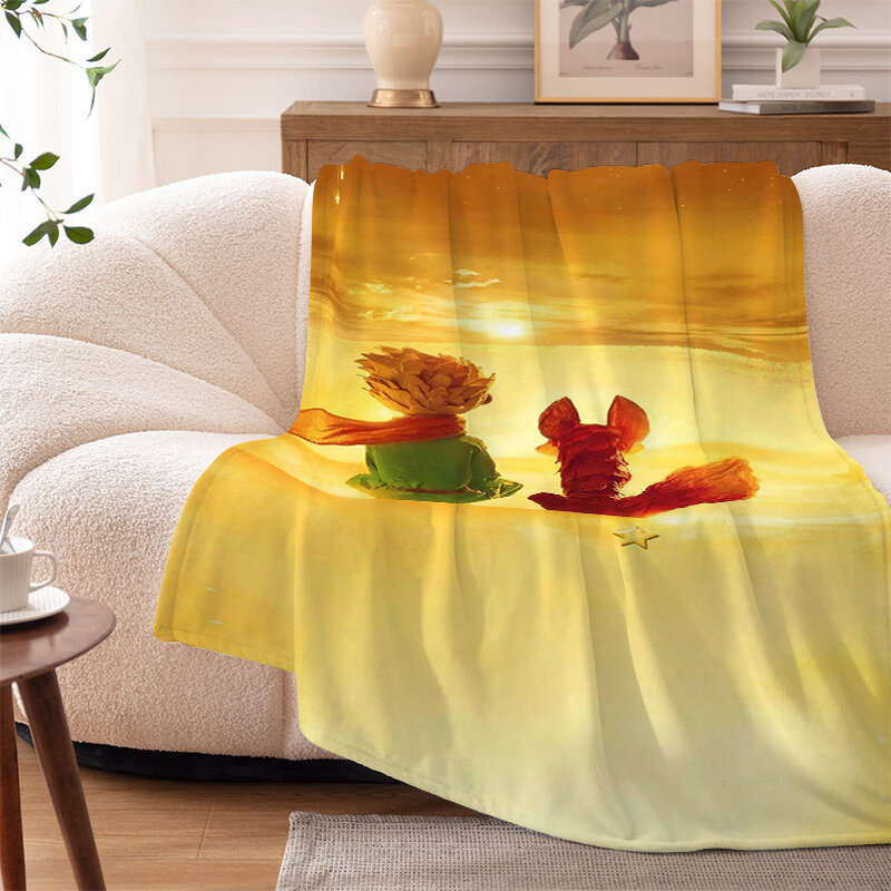 Koce na sofę na zimę King Size The Little P-Princes Kids Fleece Camping Custom Nap Fluffy Soft Blankets Pościel z mikrofibry
