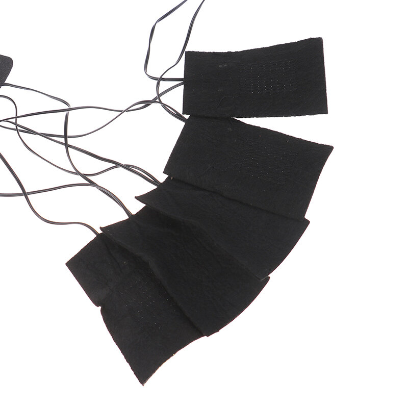 GlaPads chauffants pour vêtements métropolitains bricolage, veste électrique USB, lavable, chaud, hiver, activités de plein air, ensemble de 5 feuilles, 1X
