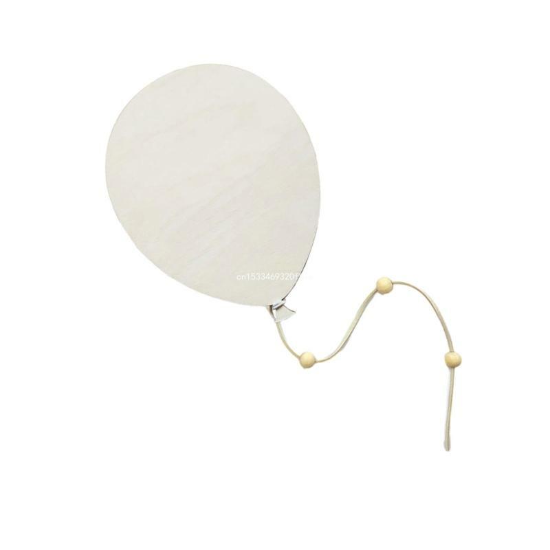Деревянный воздушный шар ручной работы, украшение для стены, реквизит для фотосессии новорожденных, стильный/