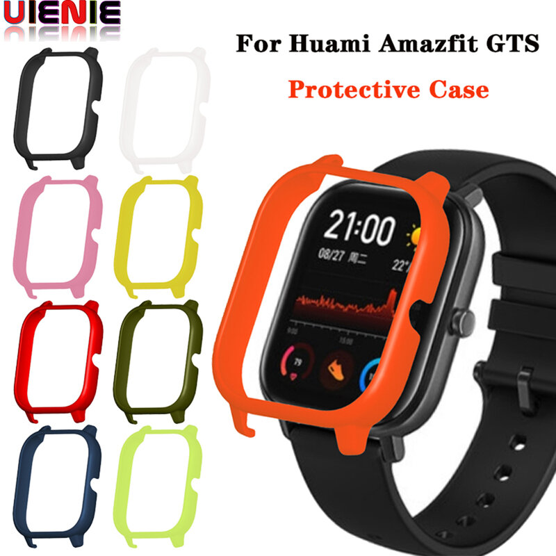 Huami Amazfit GTS 시계용 PC 하드 쉘 보호 케이스, Huami GTS TPU 보호 쉘 프레임, 범퍼 시계 보호 케이스