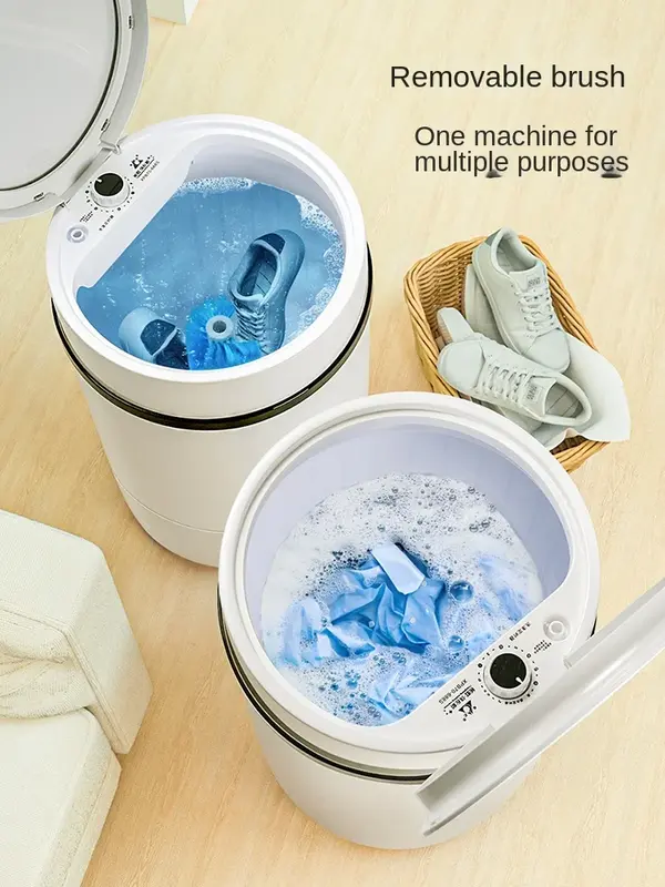 110V Changhong Schoenen Wasmachine Volautomatische Borstelmachine Huishoudelijke Kleine Schoenenreiniger