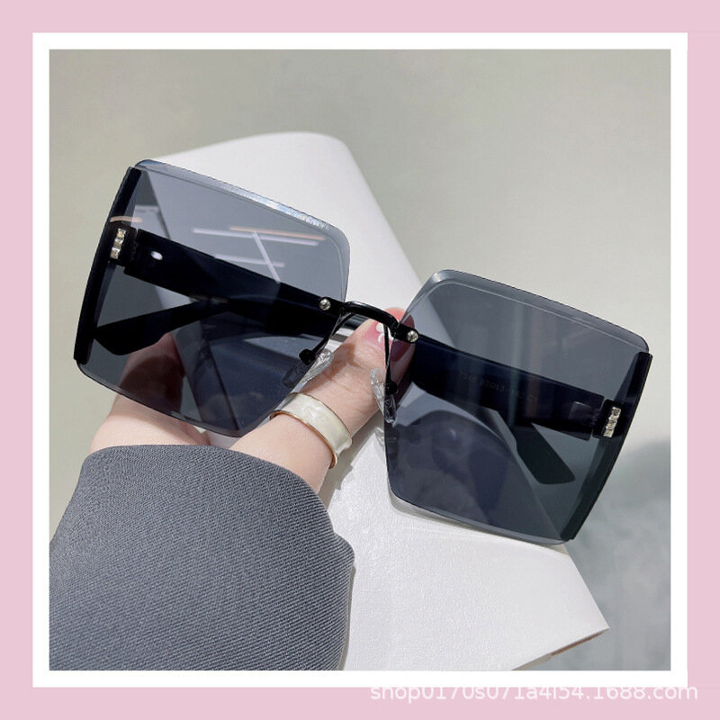 2023 luxus Übergroßen Sonnenbrille Strand Beliebte Fashion Shades Hohe Qualität Heißer Marke Designer Brillen Sonnenbrille für Weiblich Männlich