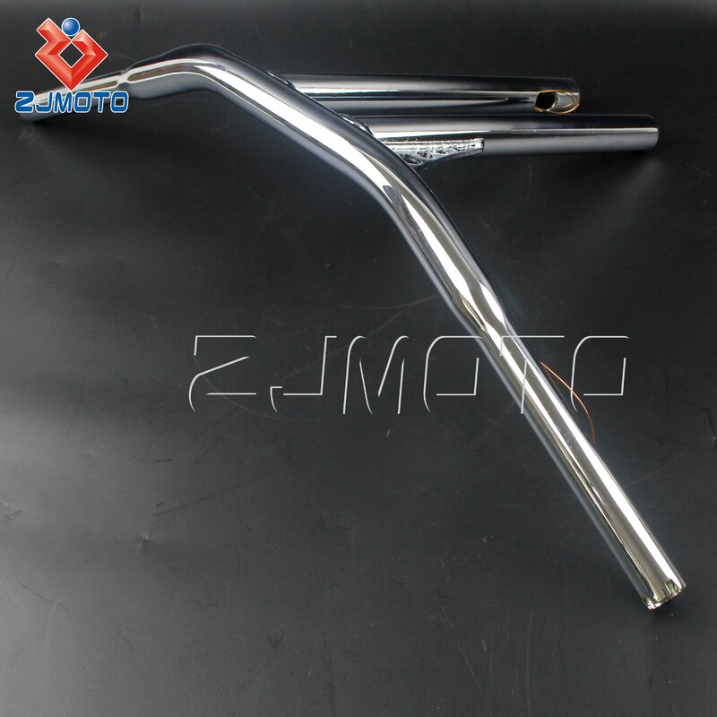 Chrome 14" Rise T-bar Ape Hangers Motorcycle spare part handlebar For Harley Motorcycle Sportster
