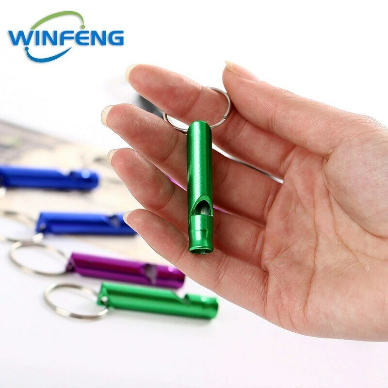 High Decibel Emergency Whistle Survival EDC Tools Keychain For Outdoor Camping Hiking Hunting Sport Self Defense Keyring
