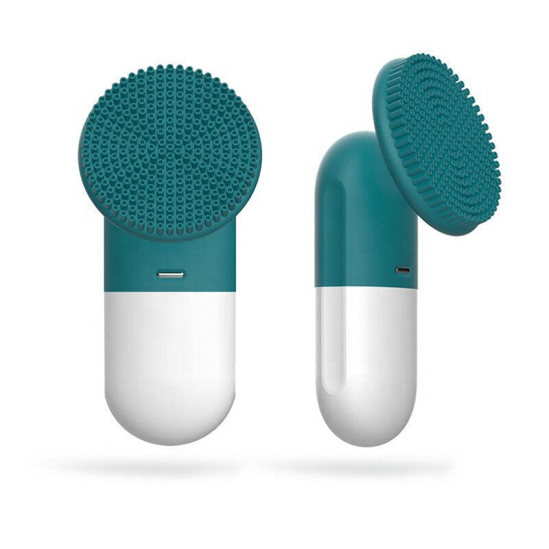 Mini Face Scrubber Soft Wash Facial Cleanser Silicone Facial Rotary  Cleansing Brush