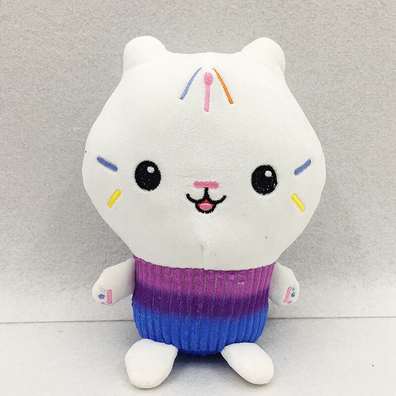 Mainan Mewah Rumah Boneka Nami 25Cm 7 Buah Boneka Hewan Peliharaan Boneka Putri Duyung Kucing Hadiah Natal Anak-anak