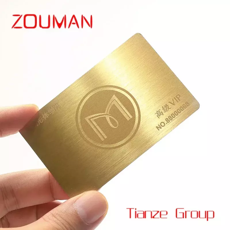 Coche personalizado, tarjeta de crédito en blanco, etal Gold etal Busins
