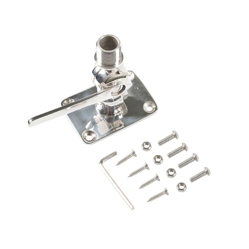 Marine VHF Antenna Mount Replaces Heavy Duty Include Installation Accessories Screws Spare Parts Hardware 316 Stainless Steel