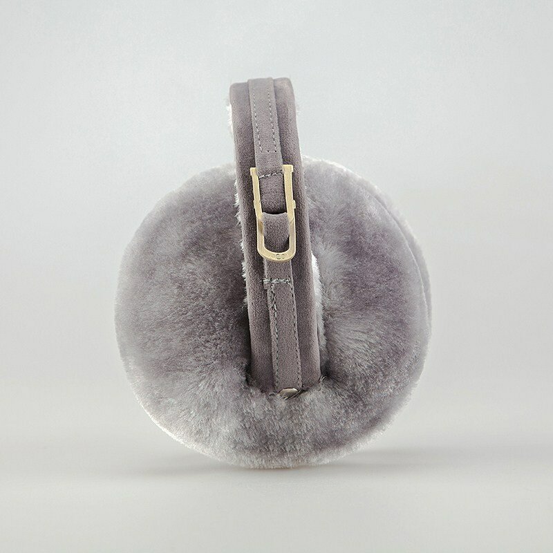 Orejeras de felpa cálidas de piel de imitación Unisex, estilo dulce, Color puro, accesorios de invierno ajustables simples y suaves plegables