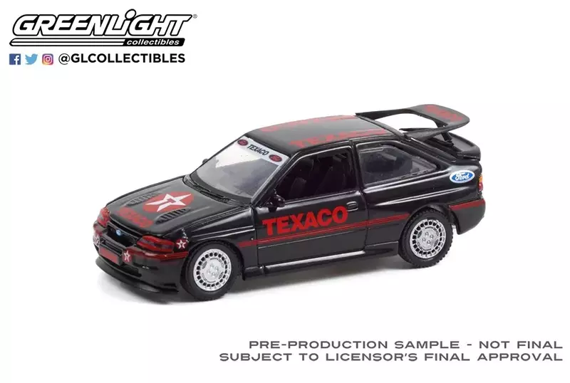 1:64 1995 Ford Escort RS Cosworth - Texaco Diecast Metal Alloy Model Car Toys For Gift Collection W1256