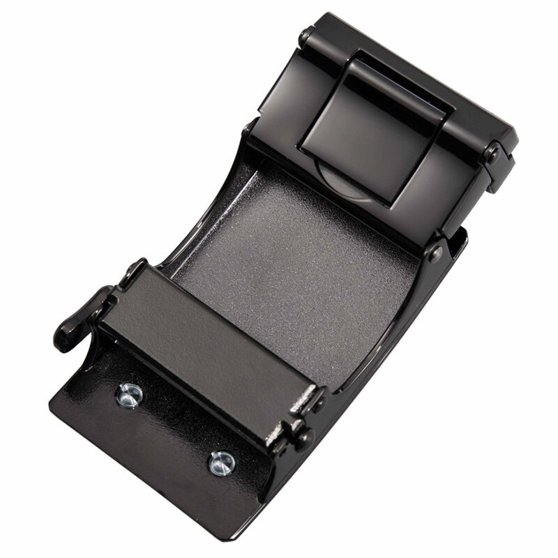 Boucle de ceinture pour hommes, plaque de détail, noire, mode rétro, convient pour: 33-36mm