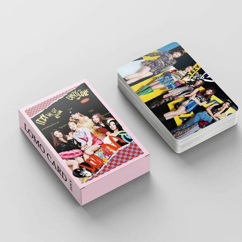 Tarjetas de Kpop TWICE ITZY MAMAMOO IU IVE Lomo, nuevo álbum de fotos, tarjeta de sesión fotográfica de alta calidad, 55 unidades por juego