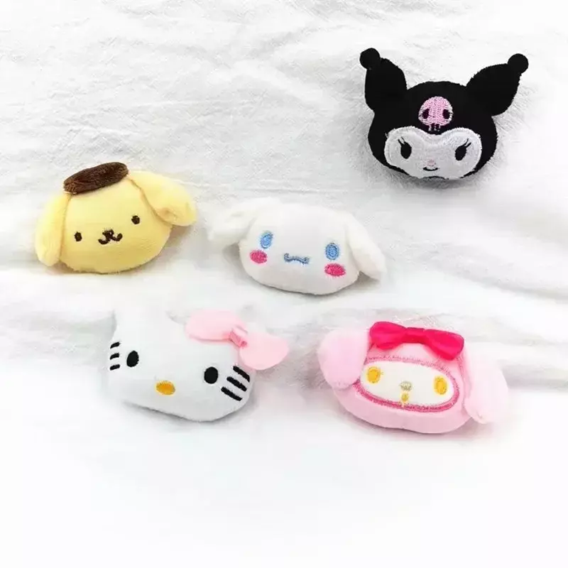 Sanrio Cartoon Anime Pop Broche Kuromi Mymelody Cinnamoroll Kittycat Trendy Schoenen Kleding Tassen Spelden Kinderen Knuffels