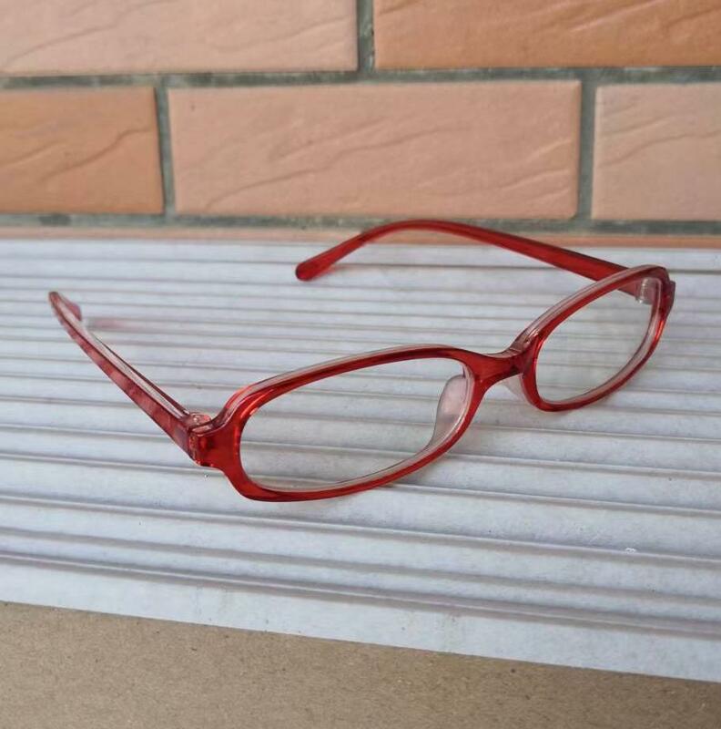 Óculos Ópticos Retro Meninas, Espelho Decorativo, Proteção UV Plain, Pode Ser Substituído por Miopia