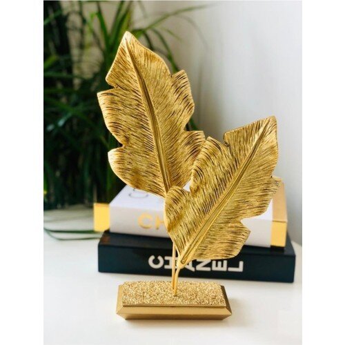 Decorative Gold Leaf Object 2 Pcs HBCV000004DJH71
