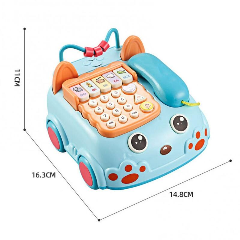 Dropshipping!! Über 3 Jahre Alte Kinder Cartoon Auto Telefon Sound Licht Whack EIN Hamster Spiel Spielzeug