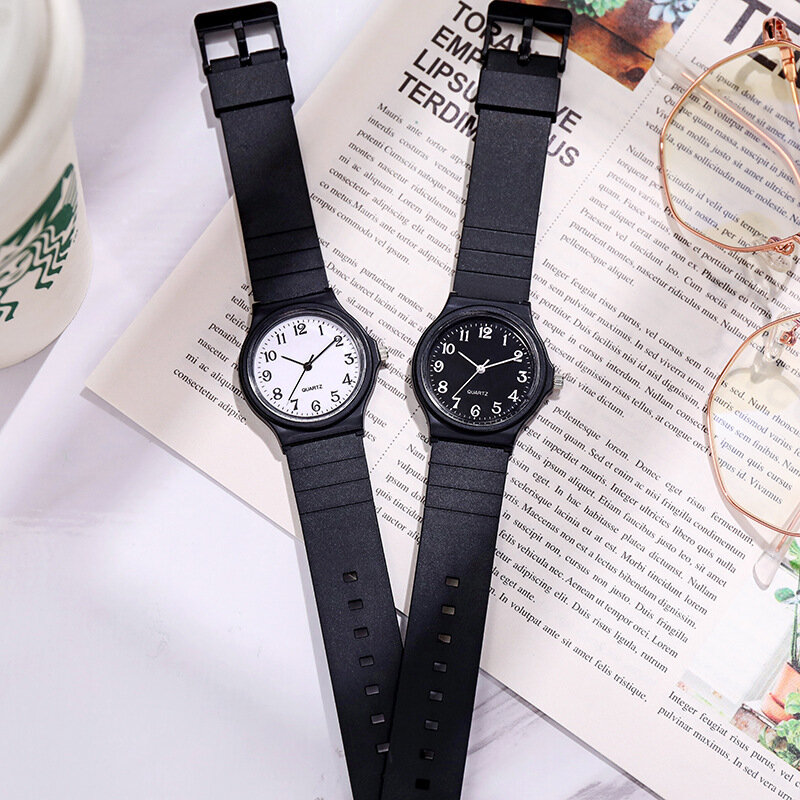 Simple Fashion Quartz Watch for Women Student Wrist Watches Silicone Strap Watch Wholesale Reloj Mujer Elegante Reloj De Mujer