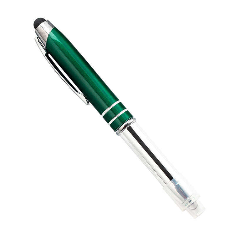 Fashion Design New Arrival LED Light Metal Ballpoint Pen Business Men Writing Phone Touch Pen Buy 2 Send Gift