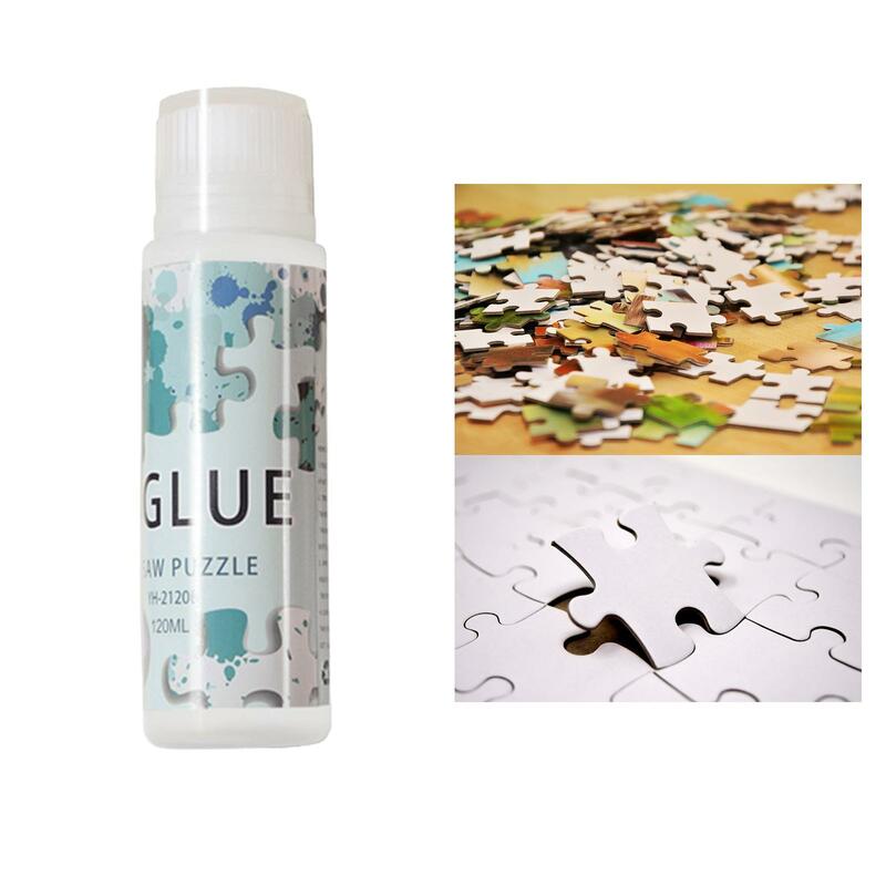 Colle transparente PVA pour puzzle, papier, bois, conservation, artisanat, 120ml