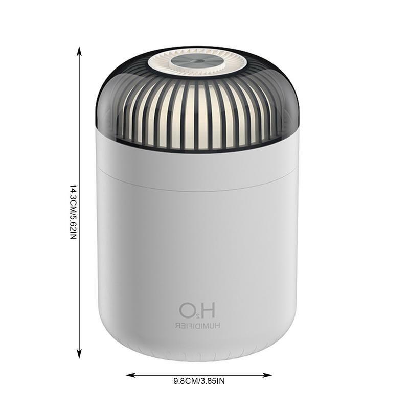 Minihumidificador de aire con luz nocturna, pulverizador silencioso, difusor de Aroma de agua eléctrico con USB, mlticolor, para el hogar y la Oficina, 500mL
