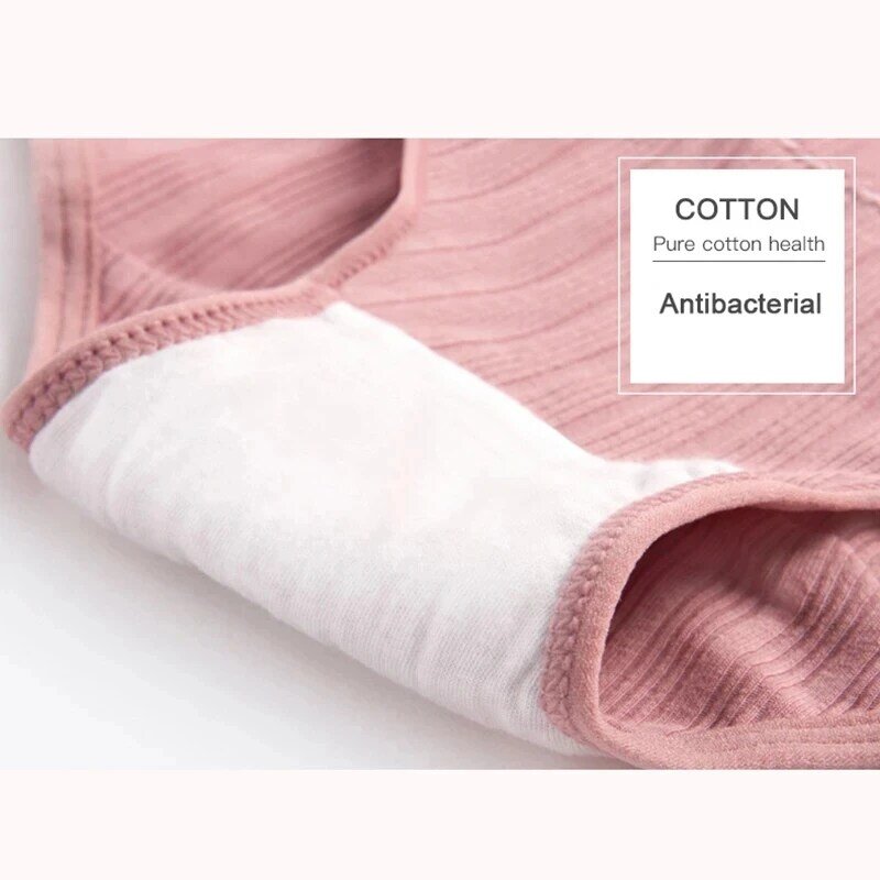 Bragas de maternidad de algodón para mujer, bragas de cintura alta para embarazadas, soporte ajustable para el vientre, bragas de encaje de Color sólido