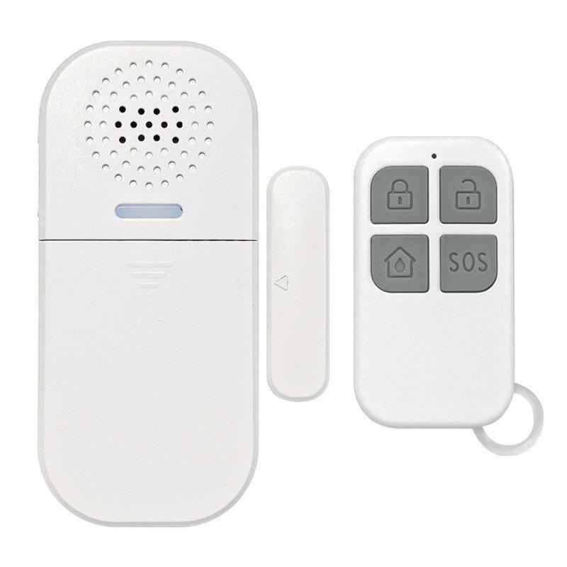 Alarme Magnético Porta e Janela com Controle Remoto, Alarme Anti-Roubo, Smart Home, 130 Decibéis, Novo