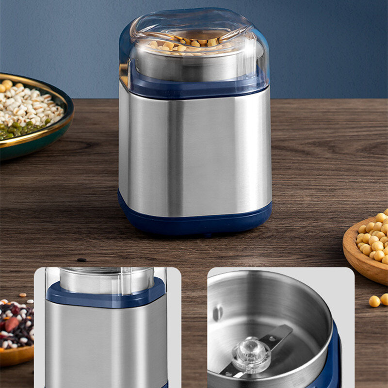 Mini elétrico moedor de alimentos máquina de moer café tempero grosso cereais máquina moedor eletrodomésticos