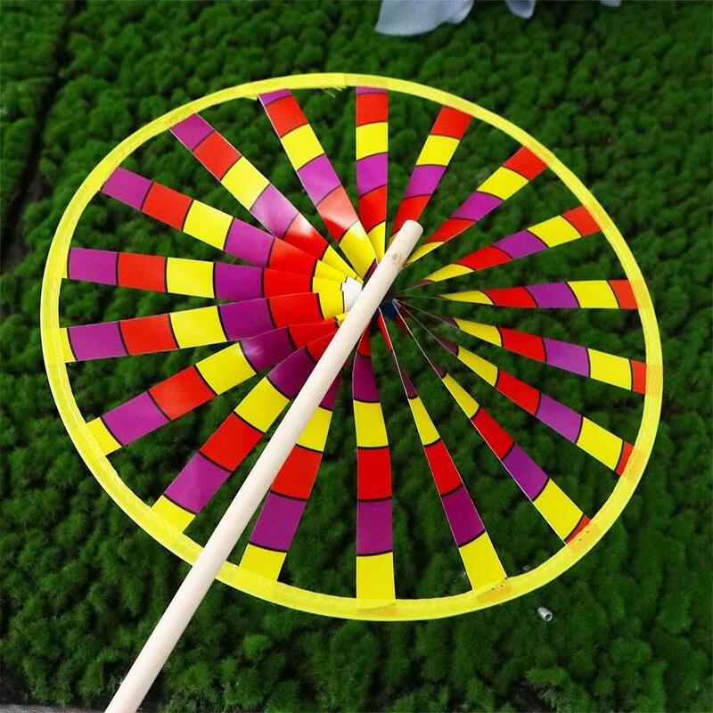Single Layer Windmill Toy para crianças, Brinquedos rotativos, Giratório giratório, Divertidos presentes para crianças, Ao ar livre, Diversão