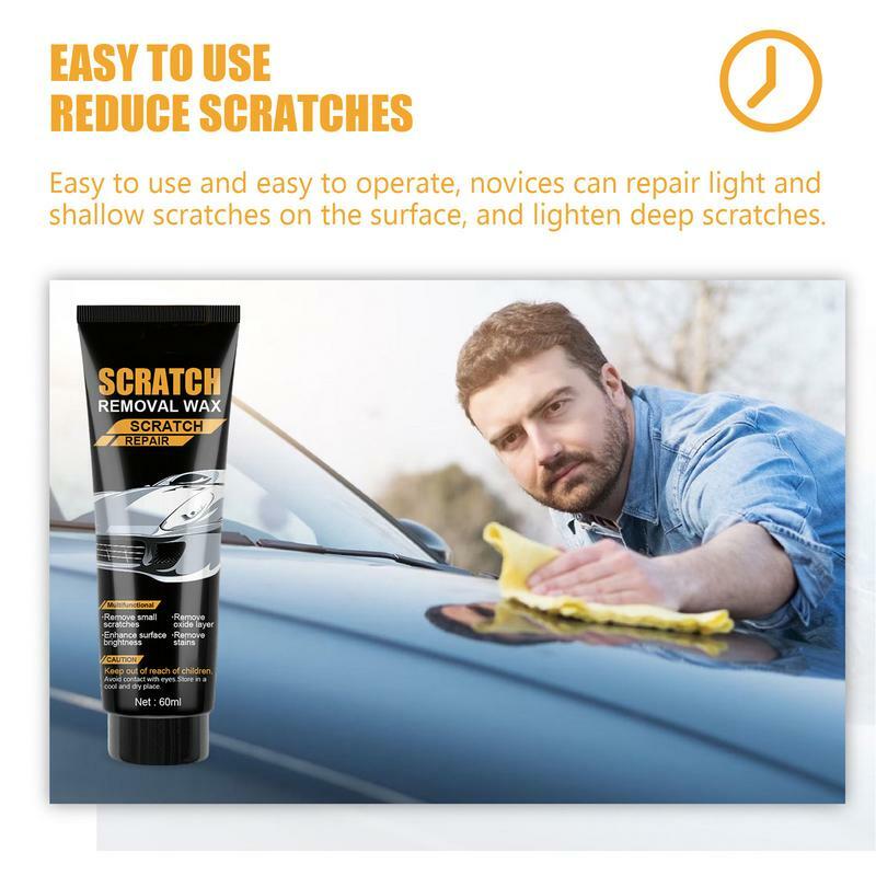 Car Scratch Eraser Rubbing Compound Fast Easy Safe Multifunctional Ultimate 60ml Scratch Remover For Vehicles Auto Polish
