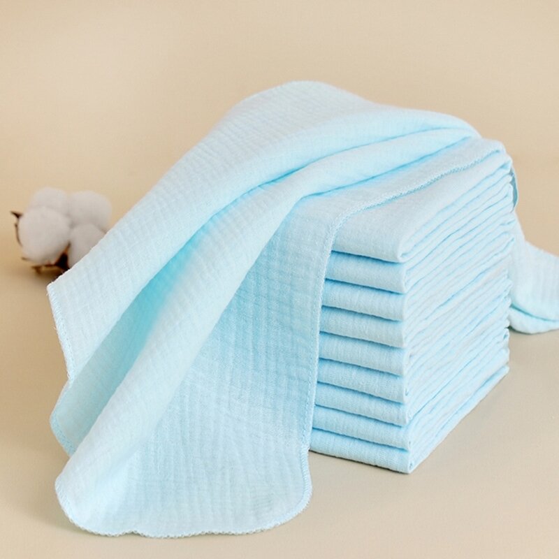 Pañales de gasa de algodón para bebé, 8 piezas, cambiador para recién nacido, 43x45cm, lavables, reutilizables, de doble capa, toallas suaves para bebé